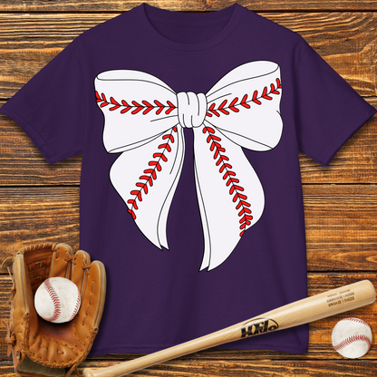 Baseball Coquette Kids T-Shirt