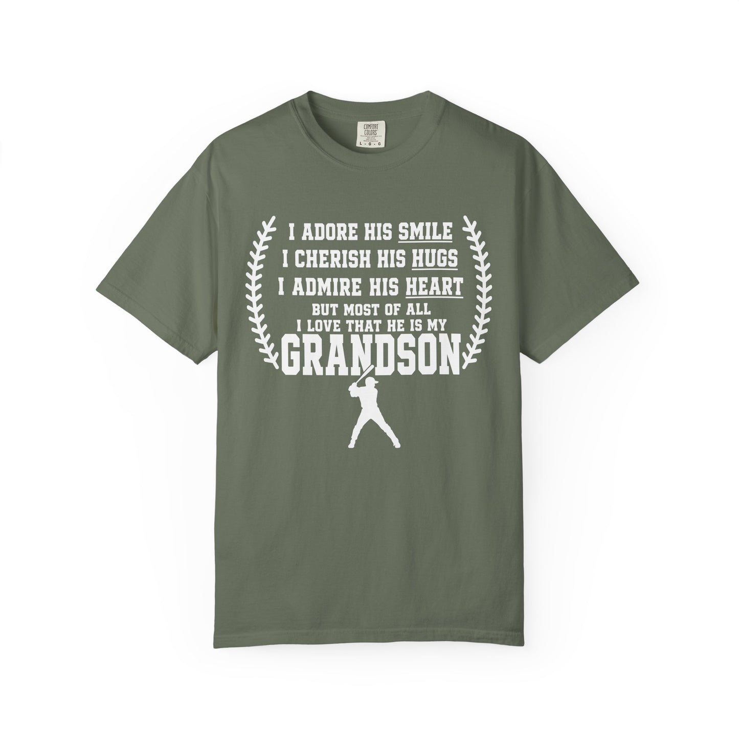 Grandma's Baseball Heart T-Shirt