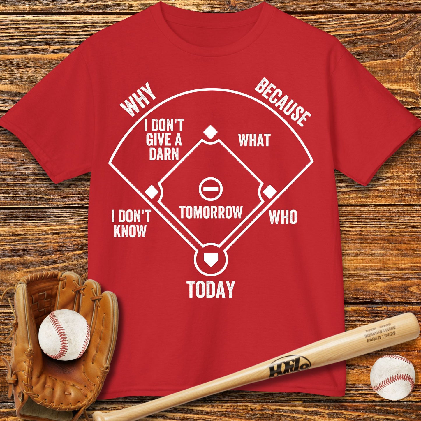 Who's on First Kids T-Shirt