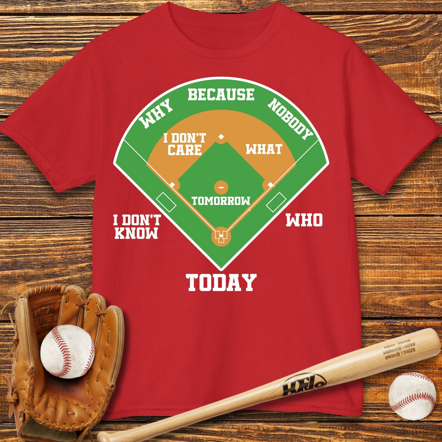 Who's on First Kids T-Shirt