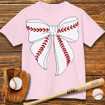 Baseball Coquette Kids T-Shirt