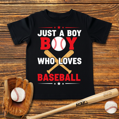 Boy Who Loves Baseball Infant Baby T-Shirt