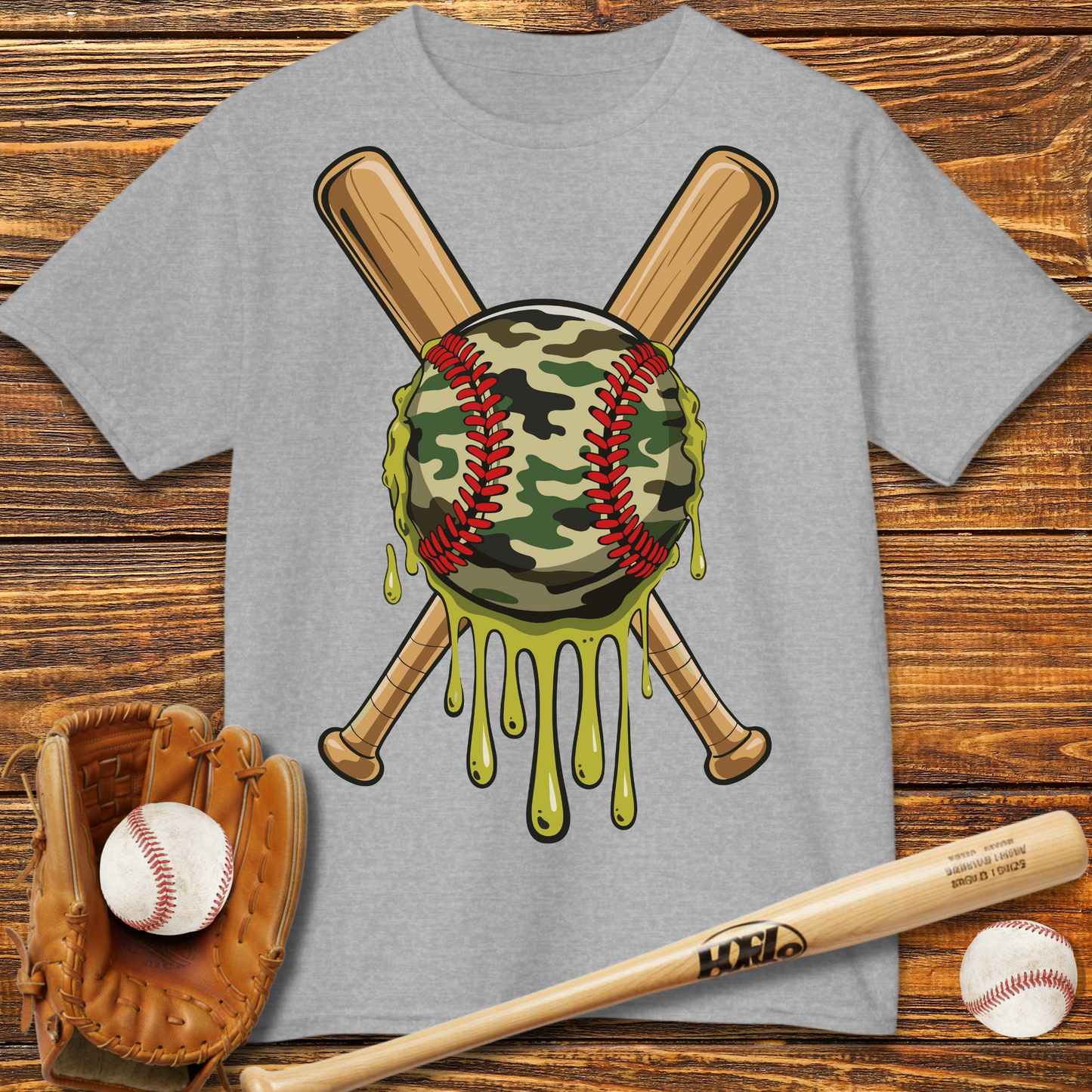 Camo Drip Kids T-Shirt