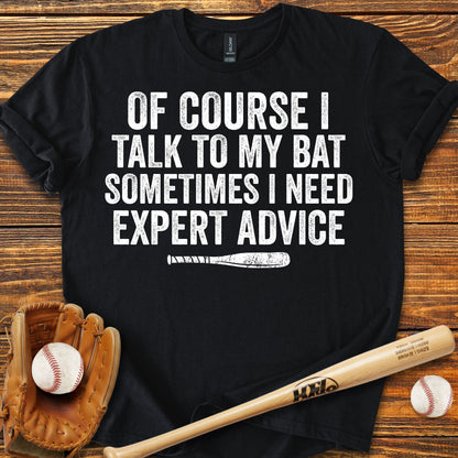 Bat Expert Advice Adult T-Shirt