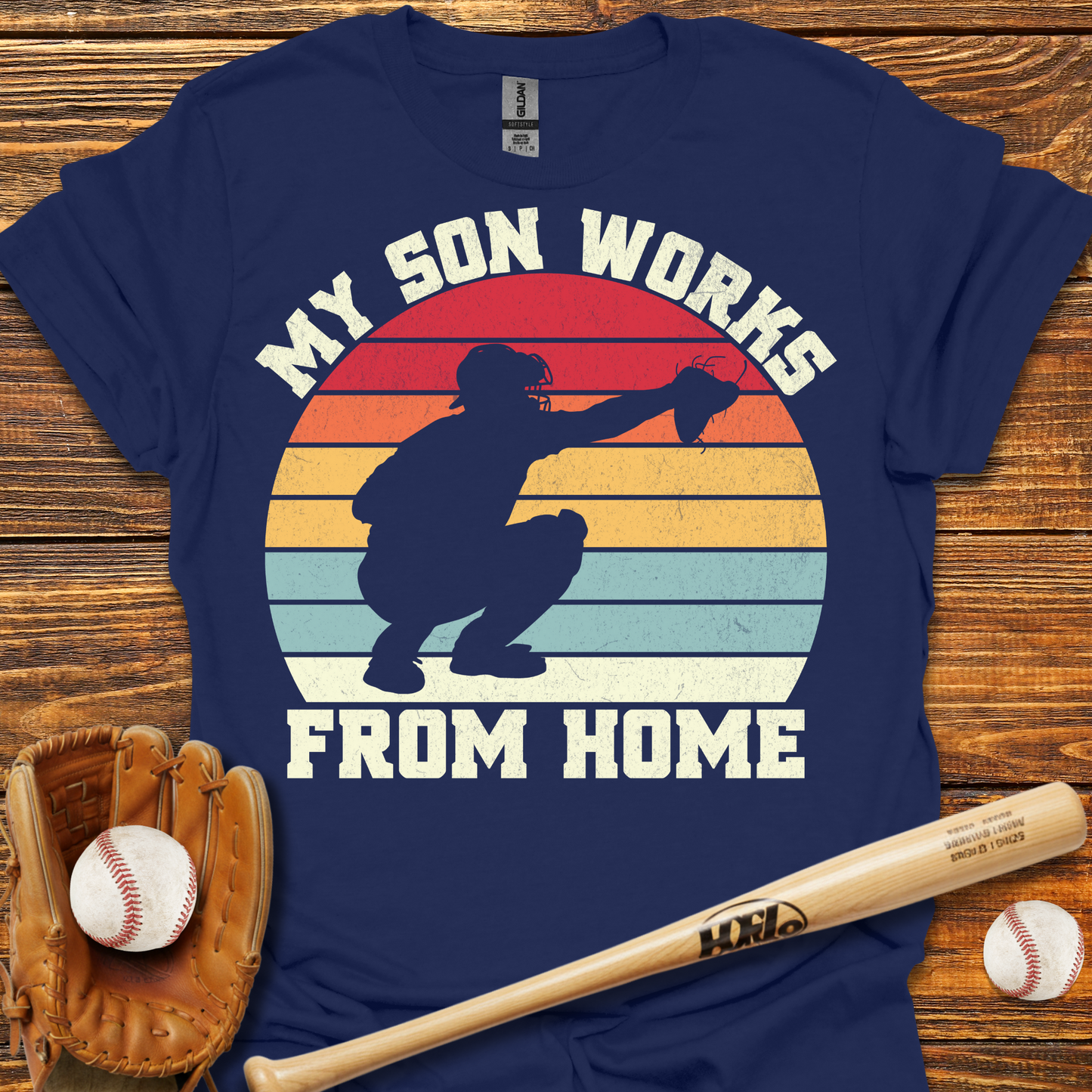 My Son Works From Home Tee