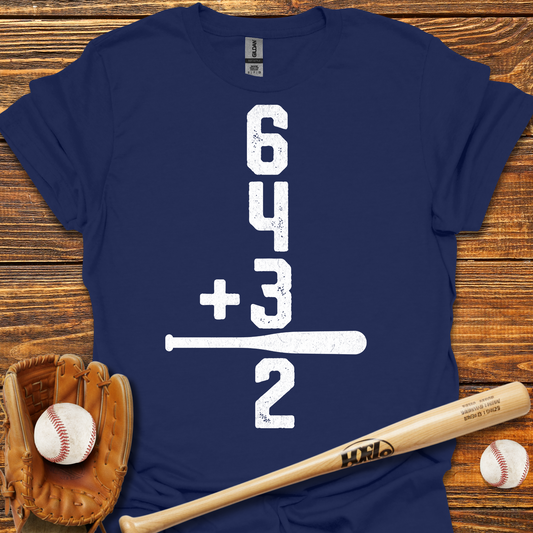 6 4 3 2 Double Play Tee