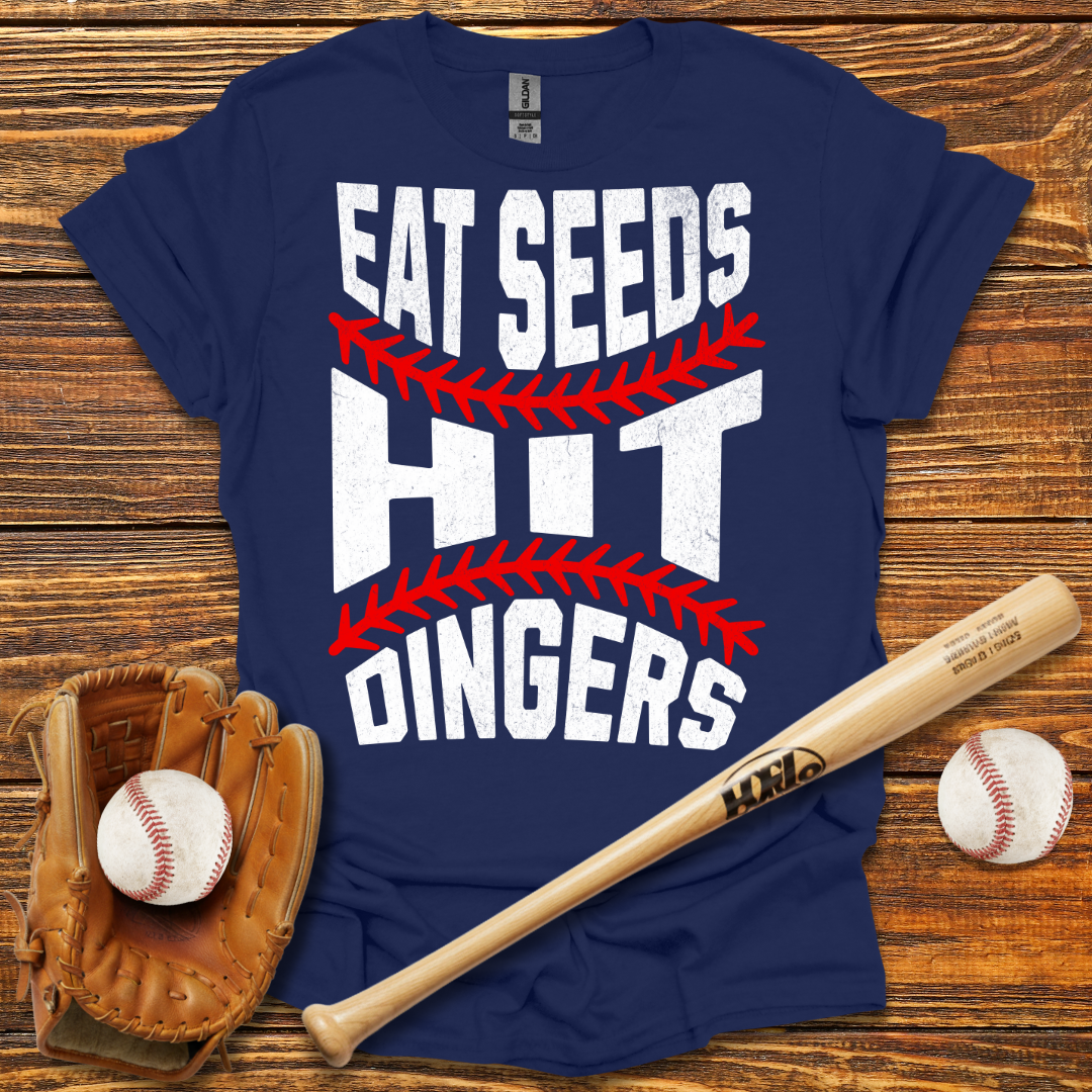 Eat Seeds Hit Dingers Tee