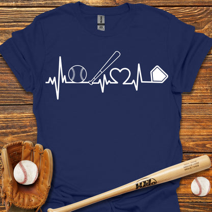 Heartbeat Adult T-Shirt