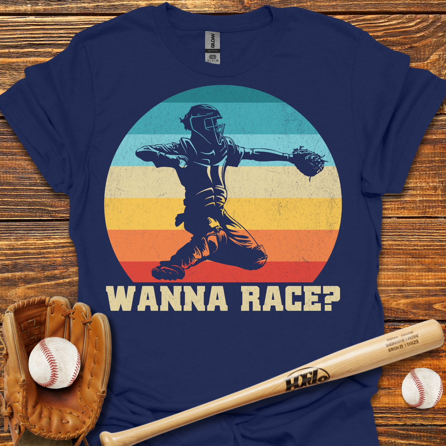 Wanna Race? Catcher Tee