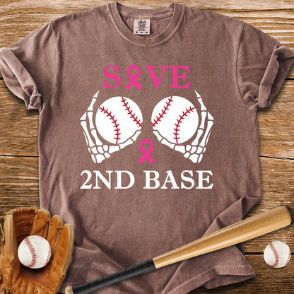 2nd Base Breast Cancer - HomeRun PrintsComfort Colors