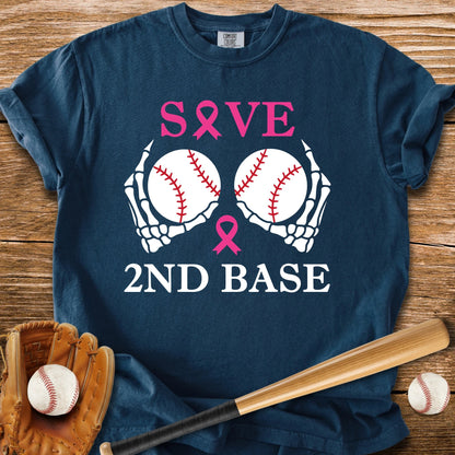 2nd Base Breast Cancer - HomeRun PrintsComfort Colors