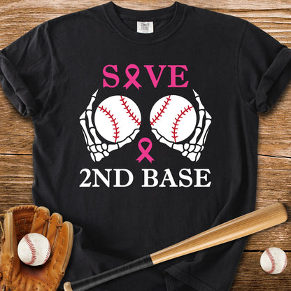 2nd Base Breast Cancer - HomeRun PrintsComfort Colors
