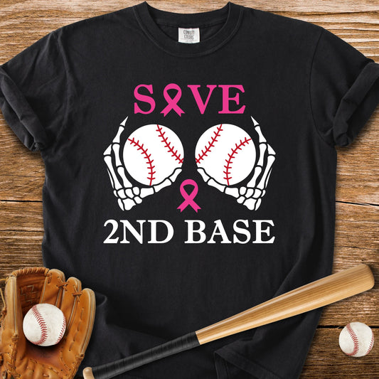 2nd Base Breast Cancer - HomeRun PrintsComfort Colors