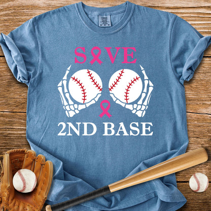2nd Base Breast Cancer - HomeRun PrintsComfort Colors