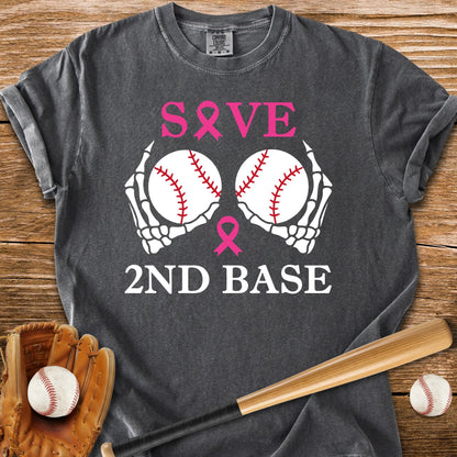 2nd Base Breast Cancer - HomeRun PrintsComfort Colors