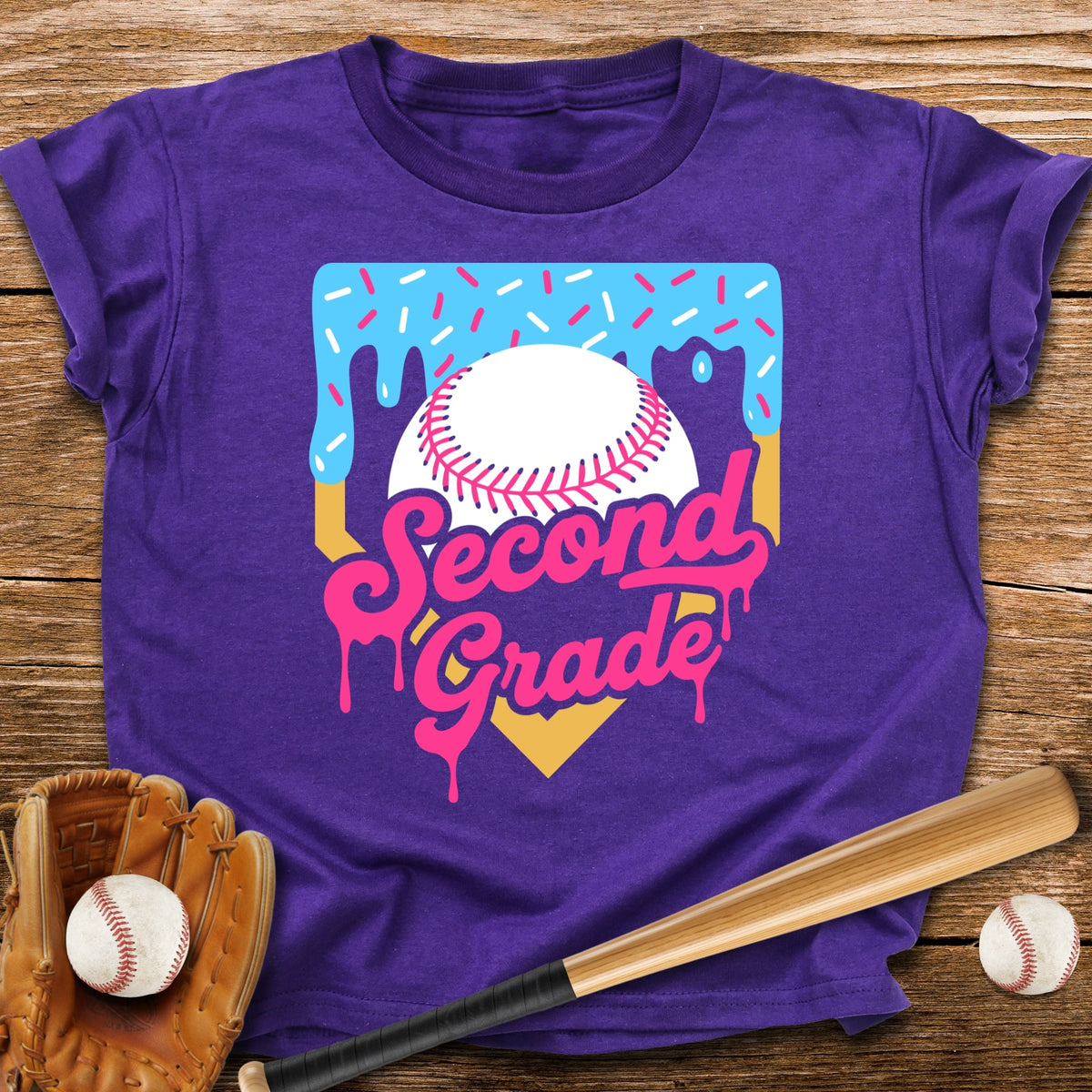 2nd Grade Back to School Drip Youth Tee - HomeRun PrintsKids clothes