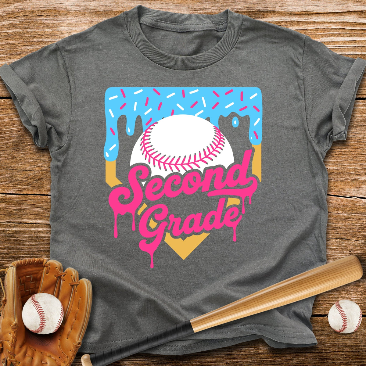 2nd Grade Back to School Drip Youth Tee - HomeRun PrintsKids clothes