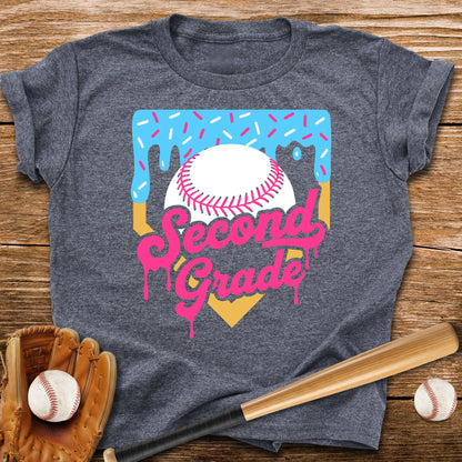 2nd Grade Back to School Drip Youth Tee - HomeRun PrintsKids clothes