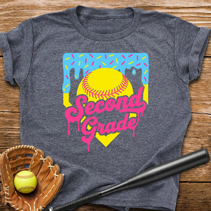 2nd Grade Back to School Softball Youth Tee - HomeRun PrintsKids clothes