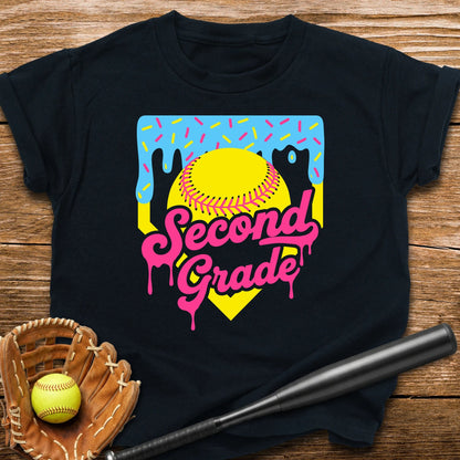 2nd Grade Back to School Softball Youth Tee - HomeRun PrintsKids clothes