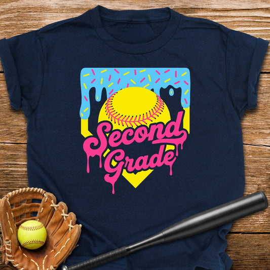2nd Grade Back to School Softball Youth Tee - HomeRun PrintsKids clothes