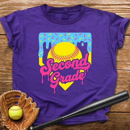 2nd Grade Back to School Softball Youth Tee - HomeRun PrintsKids clothes