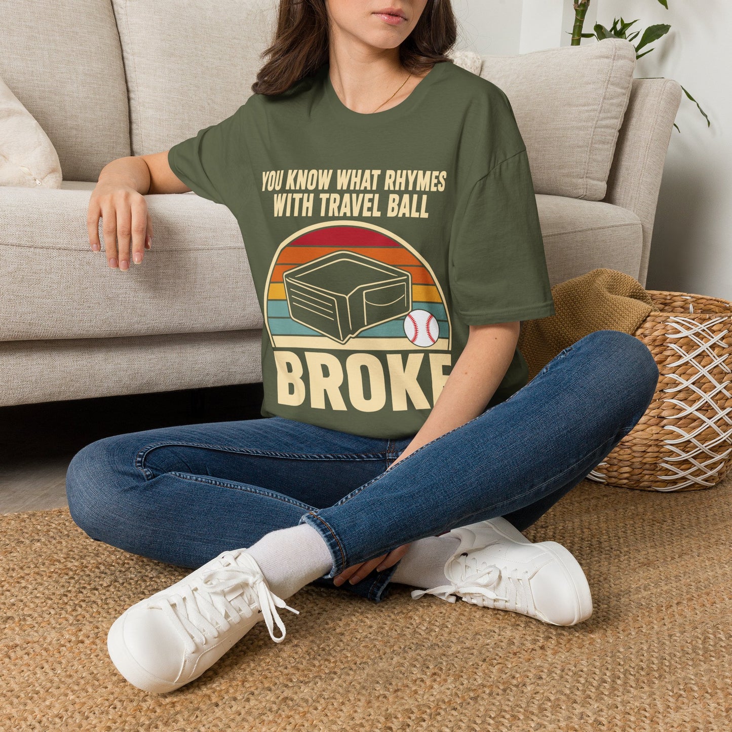 Broke Travel Ball Parent T-Shirt