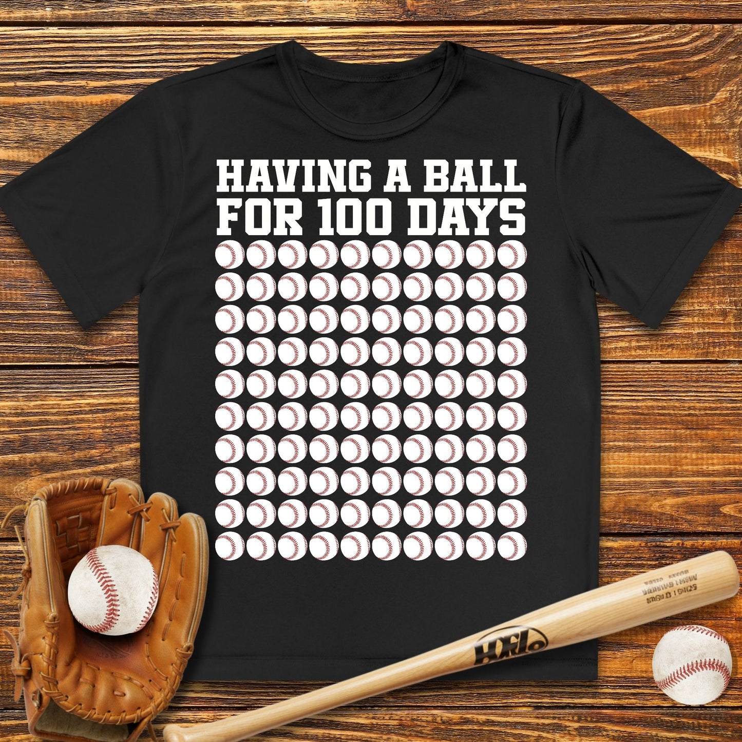 100 Days Of School Youth Athletic Tee