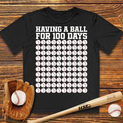 100 Days Of School Youth Athletic Tee