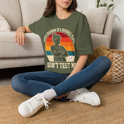 Proud Grandma Don't Test Me T-Shirt