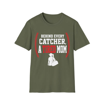 Catcher Mom Exhaustion T-Shirt