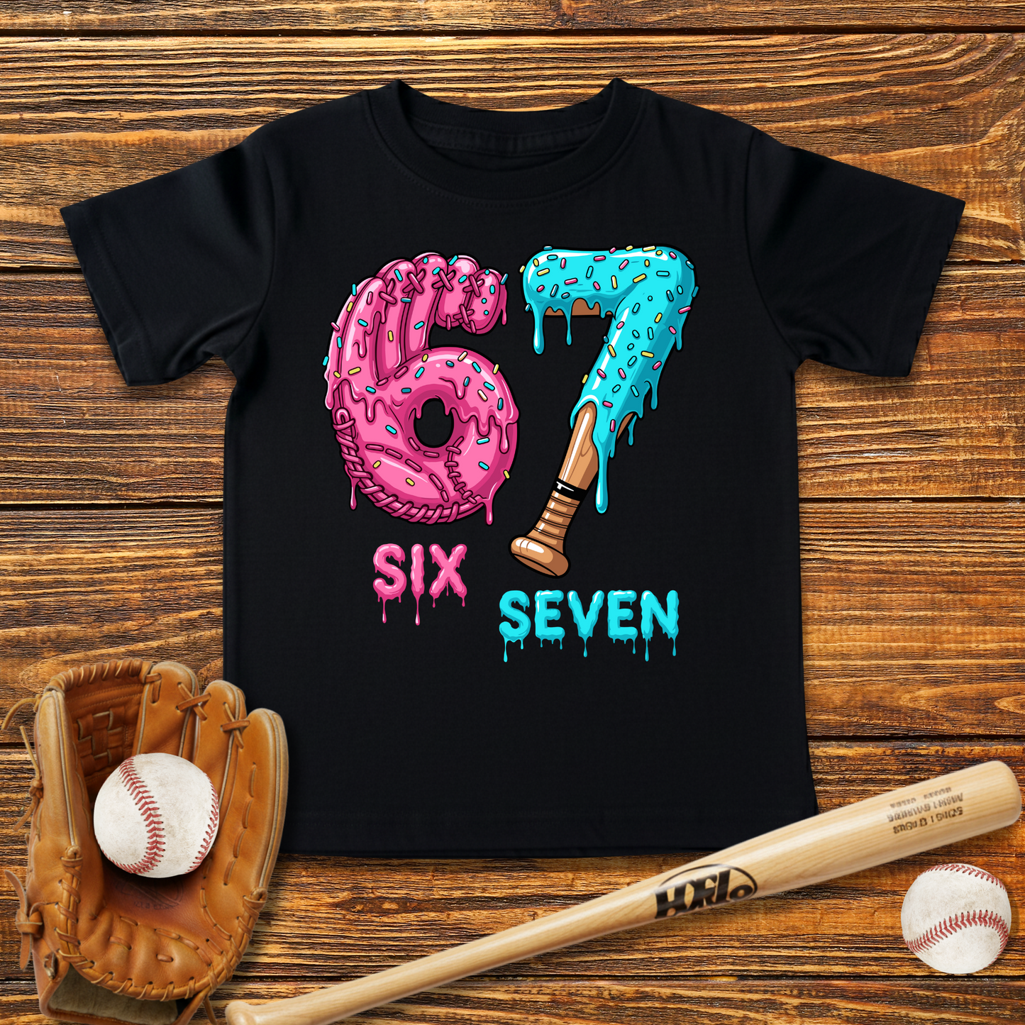 Baseball Drip 67 Infant Baby T-Shirt