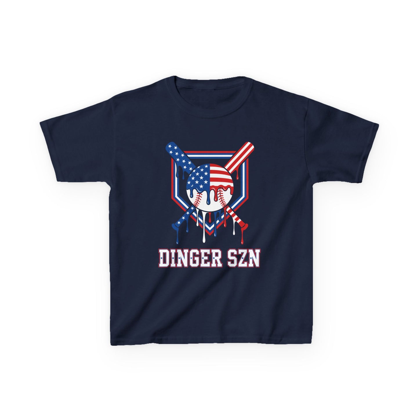 Dinger Szn Patriotic Kids T-shirt