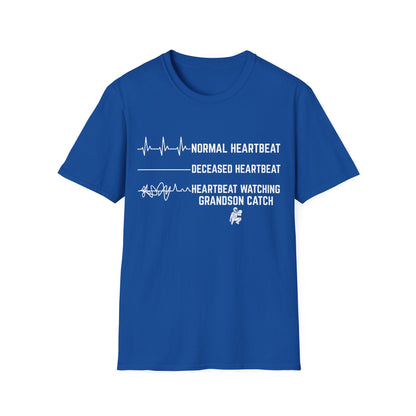 Grandson Behind Plate Flatlines Me T-Shirt