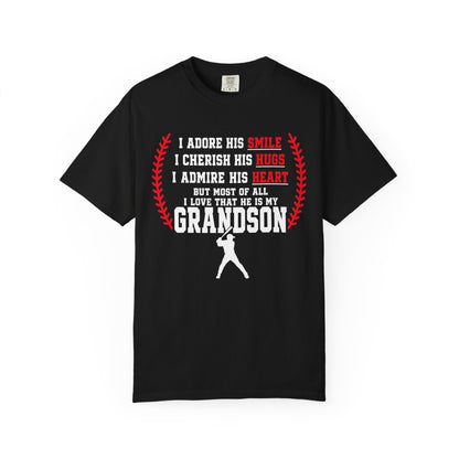 Grandma's Baseball Heart T-Shirt