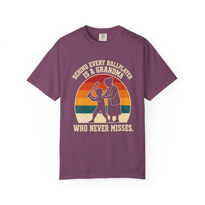 Behind Every Ballplayer A Grandma T-Shirt