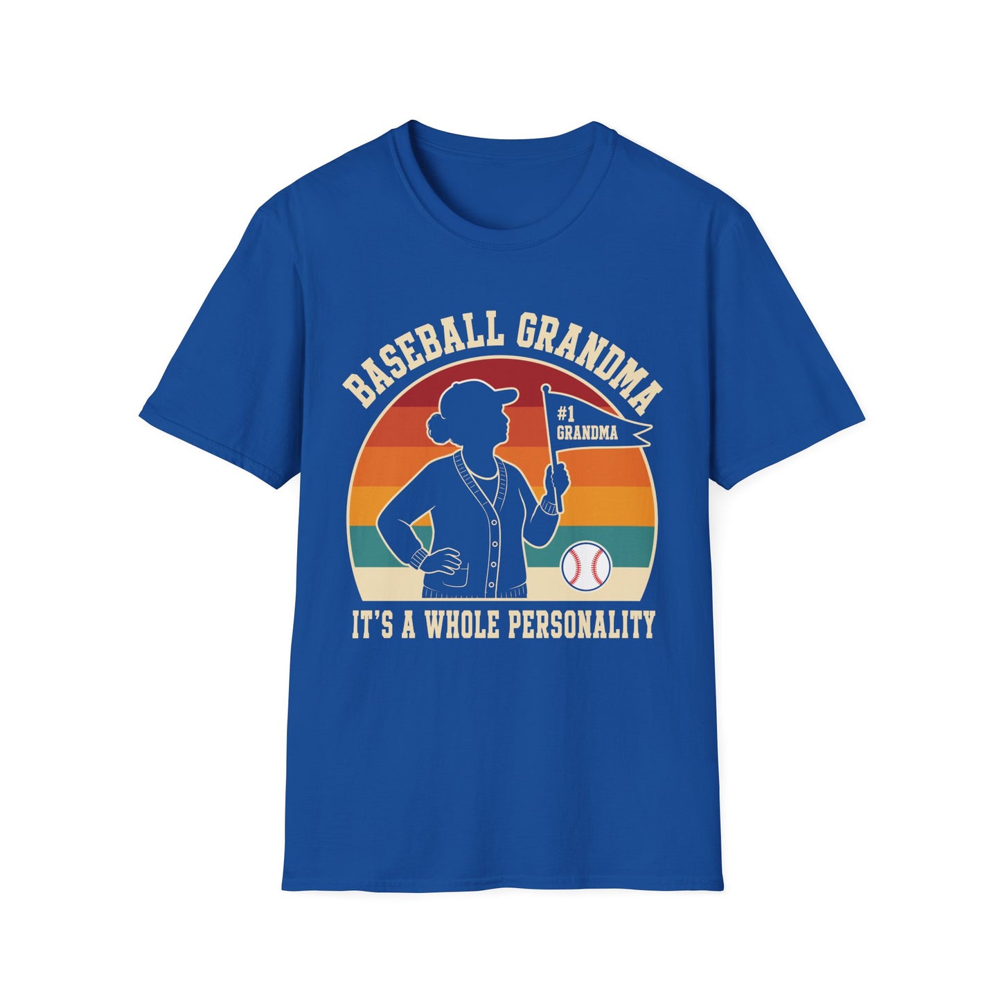 Baseball Grandma Whole Personality T-Shirt