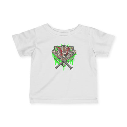 Baseball Camo Drip Infant Baby Tee