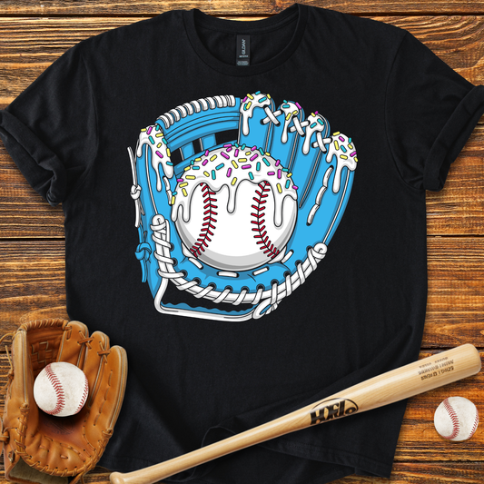 Drip Baseball Glove Adult T-Shirt