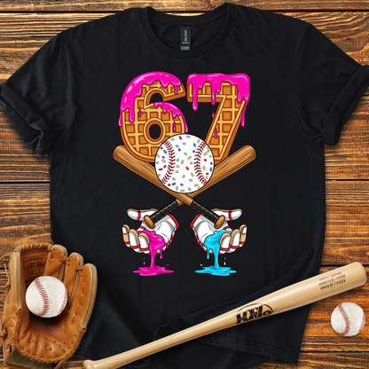 Baseball Drip 67 Adult T-Shirt