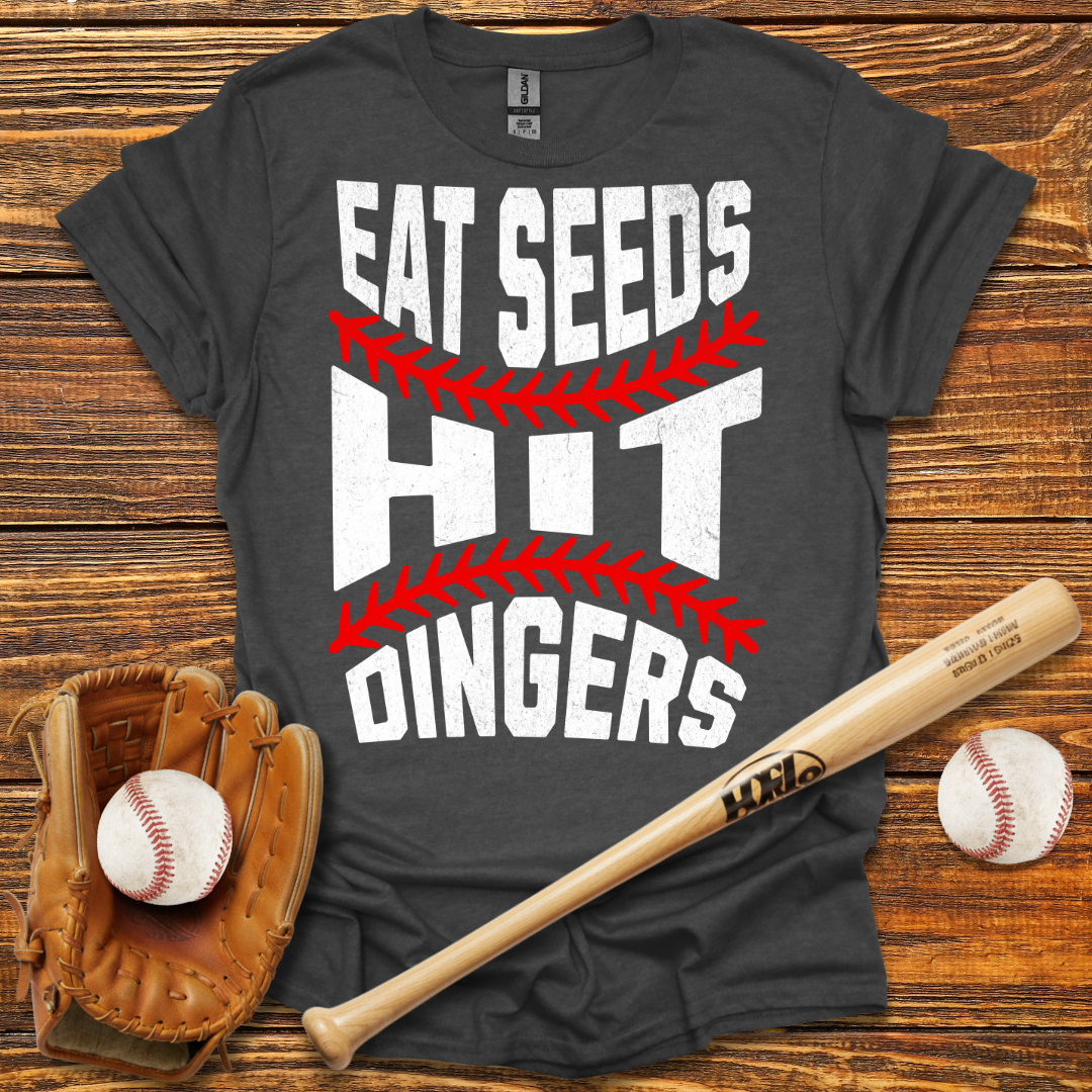 Eat Seeds Hit Dingers Tee