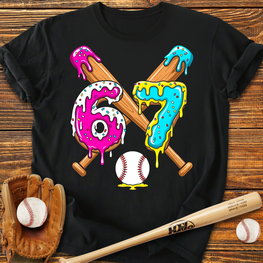 Baseball Drip 67 Meme T-Shirt