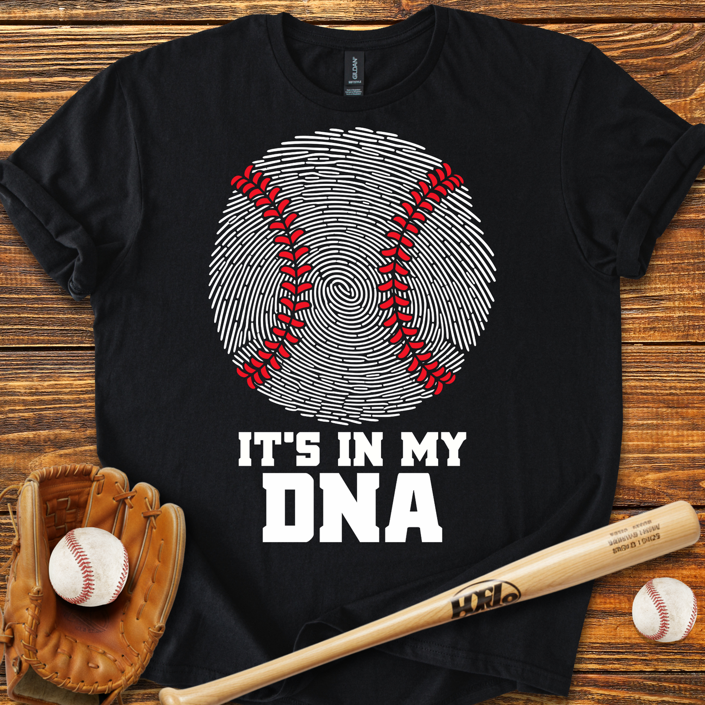 It's In My DNA Baseball Adult T-Shirt