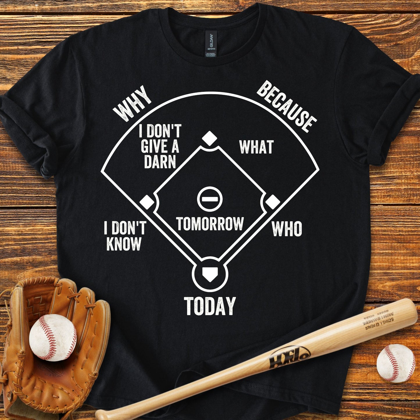 Who's on First Adult T-shirt