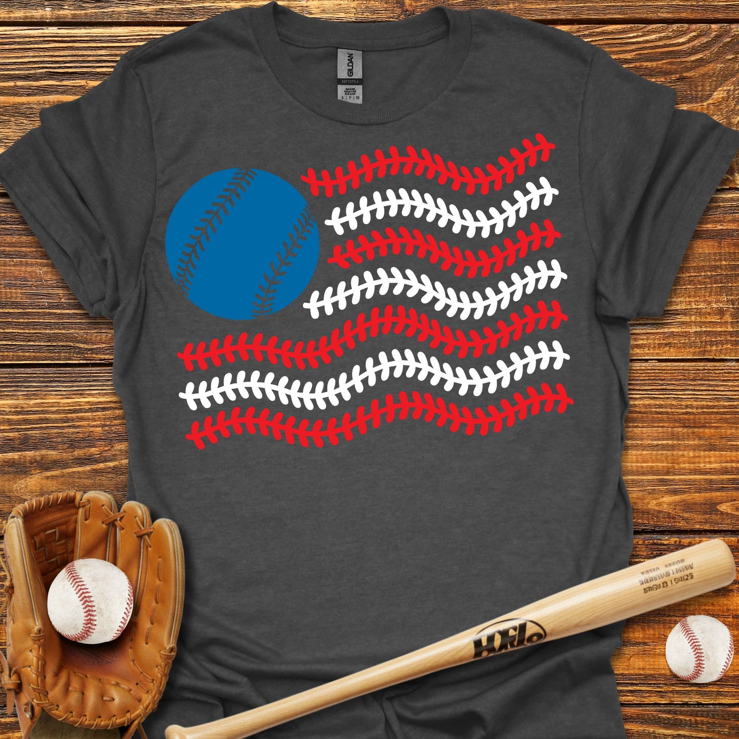 Patriotic USA Adult T-Shirt