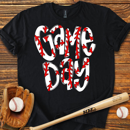 Game Day Baseball Adult T-Shirt