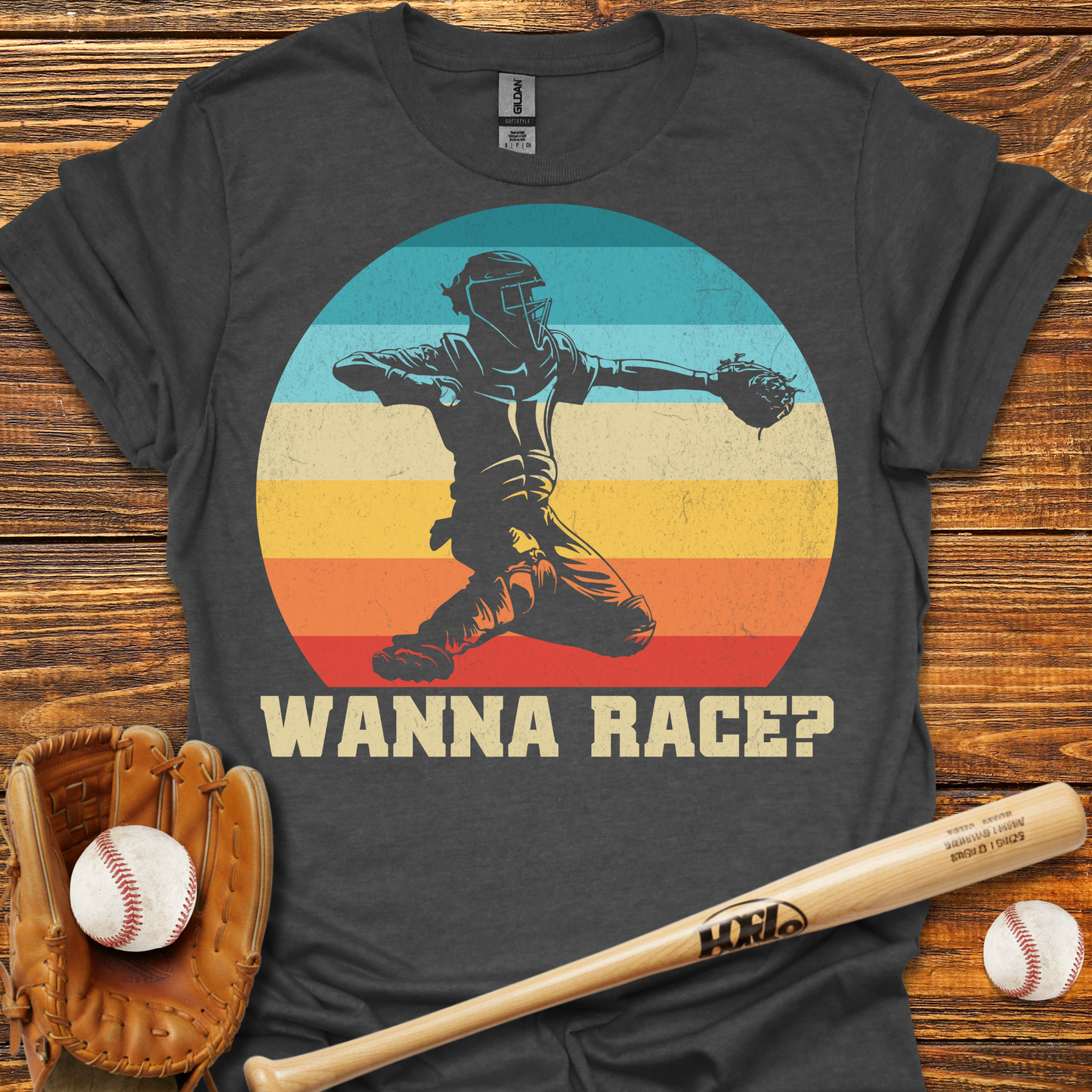Wanna Race? Catcher Tee