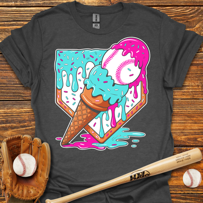 Ice Cream Drip Adult T-Shirt