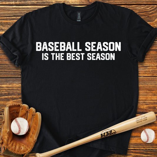 Baseball Season Adult T-Shirt
