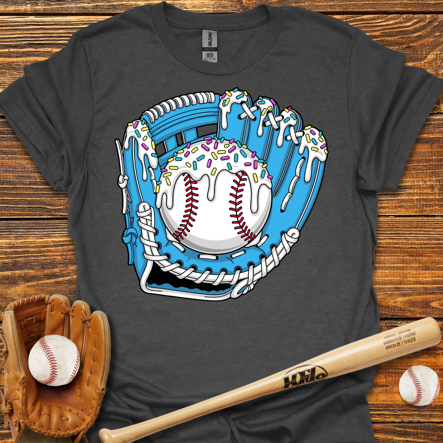 Drip Baseball Glove Tee